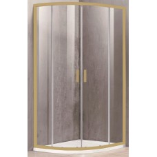 Dušo kabina A2142 90x90 GOLD skaidri be pado