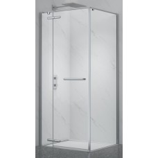 Dušo kabina PRESTIGE 120x90 chrom/skaidri be pado