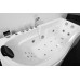 Masažinė vonia EU-018B kairinė su vandens ir oro masažu, vandens šildytuvu