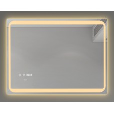 Veidrodis 45630 LED išmanus su funkcija nuo rasojimo, laikrodžiu ir termometru