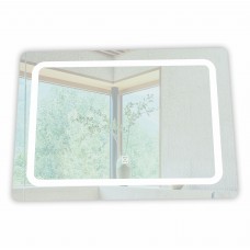 Veidrodis F908 LED išmanus su funkcija nuo rasojimo, laikrodžiu ir termometru