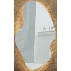 Veidrodis LUMINA LED IŠMANUS 50x80 su funkcija nuo rasojimo, laikrodžiu ir termometru