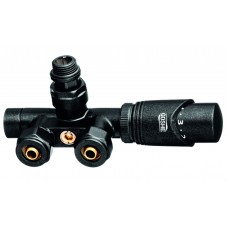 Vožtuvas termostatinis gyvatukui 0300.329  dešininis juodas