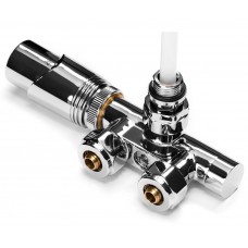 Vožtuvas termostatinis gyvatukui 0300.330 dešininis chromuotas