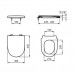 Dangtis WC Ideal Standard i.life O, Soft Close