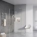 Dušo kabina Ravak Walk-In Wall, 100x80-120 Walk-In Wall Set 100, chromas+stiklas Transparent