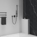 Dušo stovas su reguliuojamu laikikliu Ravak Chrome, 70 cm, 974.20BLM Black Matt