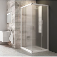 Kvadratinė dušo kabina Ravak Blix, BLRV2-90, balta+stiklas Grape