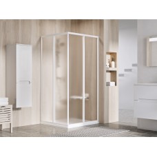 Kvadratinė dušo kabina Ravak Supernova SRV2-S+SRV2-S, 80x80, balta+grape Kvadratinė dušo kabina Ravak Supernova SRV2-S+SRV2-S, 80x80, balta+grape