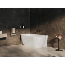 Laisvai pastatoma vonia Ravak Freedom Corner II Tec 175x86, L balta su chromuotais priedais