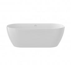Laisvai pastatoma vonia Ravak Freedom O Tec 1700x770, balta su juodais priedais