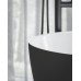 Laisvai pastatoma vonia Ravak Freedom O Tec 1700x770, juoda/balta su juodais priedais Laisvai pastatoma vonia Ravak Freedom O Tec 1700x770, juoda/balta su juodais priedais