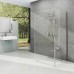 Montavimo rinkinys dušo kabinoms ir sienelėms Ravak Brilliant ir Walk-In, W SET, 90 Wall/Corner Aliuminis