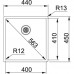 Plautuvė  FRANKE BOX, BXX 210/110-40, ekscentrinis ventilis