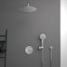 Potinkinis dušo komplektas Ideal Standard Ceratherm Navigo, su apvalia Ø250 mm galva, chromas
