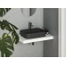 Praustuvas Ravak Slim Shelf R 55, juodas matinis Praustuvas Ravak Slim Shelf R 55, juodas matinis