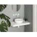 Praustuvas Ravak Uni 40 B Slim, baltas matinis