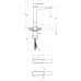 Praustuvo maišytuvas Ravak Life, LF 014.20BL 240 mm, juodas Praustuvo maišytuvas Ravak Life, LF 014.20BL 240 mm, juodas