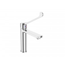 Praustuvo maišytuvas Ravak Safe, aukštis 230 mm, prailginta rankenėle, be dugno vožtuvo, chromas Praustuvo maišytuvas Ravak Safe, aukštis 230 mm, prailginta rankenėle, be dugno vožtuvo, chromas