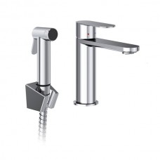 Praustuvo maišytuvas su bide dušeliu Ravak Chrome II, CR II 112.00CR chromas Praustuvo maišytuvas su bide dušeliu Ravak Chrome II, CR II 112.00CR chromas