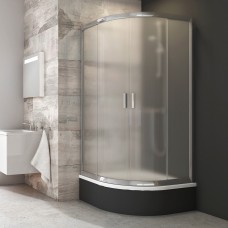 Pusapvalė dušo kabina Ravak Blix, BLCP4-90 Sabina, blizgi+stiklas Grape