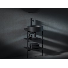 Spintelė po praustuvu Ravak CS Yard, 40 cm, matinė juoda