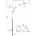 Stacionari dušo sistema Ideal Standard Ceratherm T100, Evo Diamond 200x200 mm galva ir rankiniu dušu, chrom