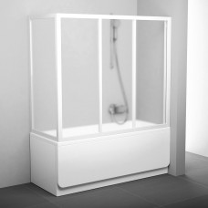 Stacionari vonios sienelė Ravak, APSV-70, balta+stiklas Grape