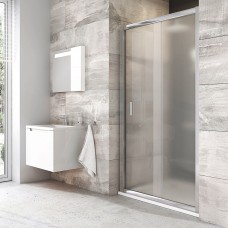 Stumdomos dušo durys Ravak Blix, BLDP2-110, blizgi+stiklas Grape