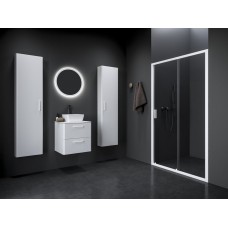 Stumdomos dušo durys Ravak Blix II NBLDP2, 120, matinė balta+stiklas Transparent