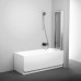 Sulankstoma vonios sienelė Ravak, VS3 115, satinas+plastikas Rain