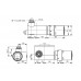 Termostatinis elementas Danfoss VHX, RTX Mono kampinis, chromuotas