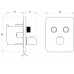 Termostatinis vonios/dušo potinkinis maišytuvas su jungikliu Ravak Flat, FL 063.20BLM.O2.RB072 be korpuso, 2 funkcijų, matinė juoda, skirtas montuoti su R-box Termostatinis vonios/dušo potinkinis maišytuvas su jungikliu Ravak Flat, FL 063.20BLM.O2.RB072 be korpuso, 2 funkcijų, matinė juoda, skirtas montuoti su R-box