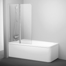 Varstoma vonios sienelė Ravak 10°, 10CVS2-100 L blizgi+stiklas Transparent