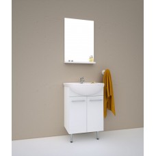 Vonios kambario baldų komplektas, 3in1 50 cm, balta