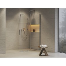Walk-In dušo kabina Ravak Roll, ROWI 100, blizgi+stiklas Transparent