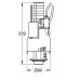 WC nuleidimo mechanizmas GROHE, dvigubo nuleidimo (Dual Fush) sistema