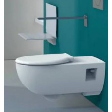 WC pakabinamas Geberit (žmonėms su spec. poreikiais), SELNOVA su dangčiu COMFORT