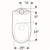 WC pastatomas puodas Geberit, Selnova, Rimfree