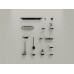 WC popieriaus laikiklis Ravak Chrome II, CR II 400.20BLM matinės juodos spalvos