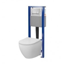 WC rėmo komplektas Cersanit, C676 System 40, sūkurinis WC rėmo komplektas Cersanit, C676 System 40, sūkurinis