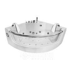 Masažinė vonia AMO-0053W White 140x140 cm.