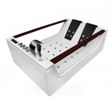 Masažinė vonia AMO-8012R dvivietė 180x120 cm.